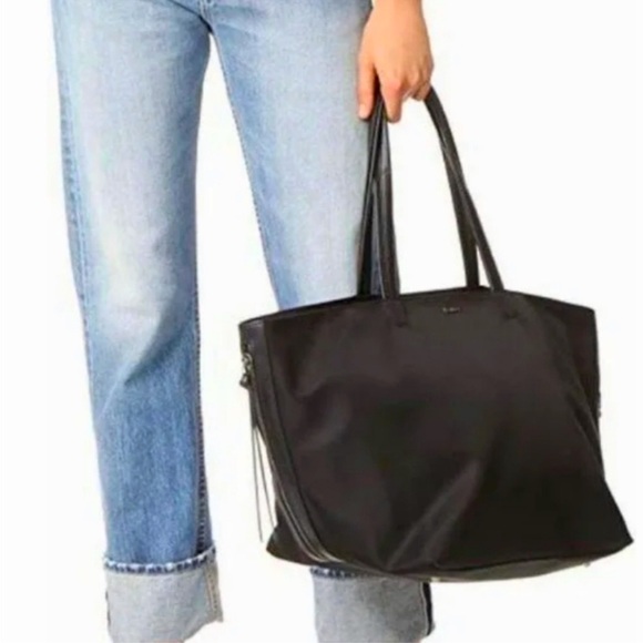 Botkier Bags Botkier Bags Large Black Nylon Fabric Tote Shoulder